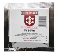 Сухие пивоваренные дрожжи низового брожения Gozdawa W-34/70, 10 г