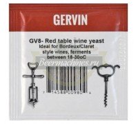 Винные дрожжи Gervin GV8 Red Table Wine, 5 г