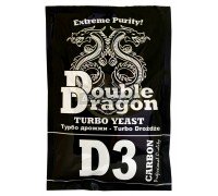 Дрожжи DoubleDragon D3 Carbon (с углём), 123 г