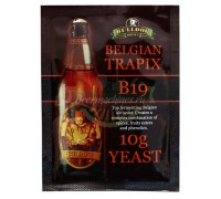 Сухие пивоваренные дрожжи BullDog B19 Belgian Trapix, 10 г